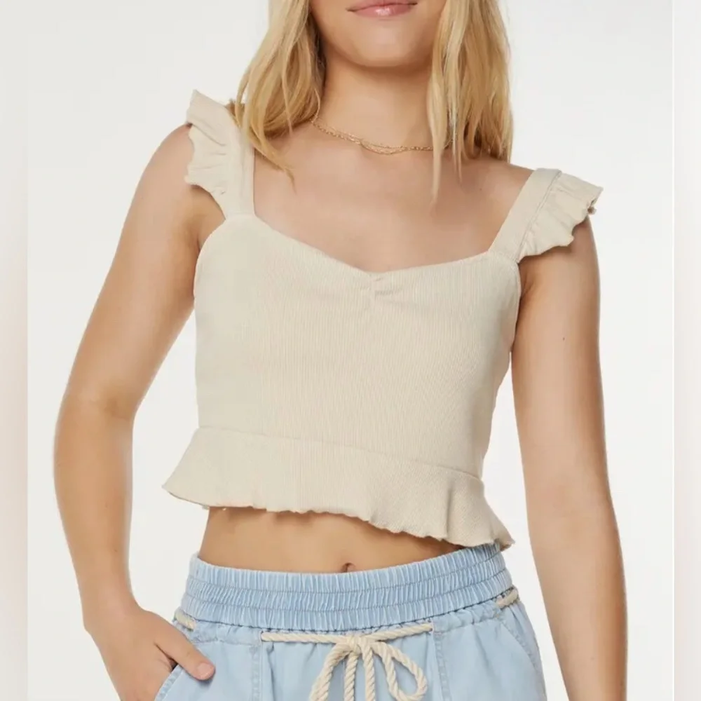 ROXY Coastal Cruisin' Ruffle Strap Camisole Tank Top